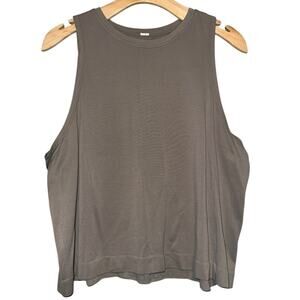 avocado Women's Size L Slate Gray Activewear Muscle Go To Sleeveless Tank Top
